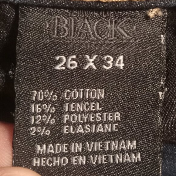 Buckle Dark Blue Flare & Wide Leg Jeans - Picture 8 of 9